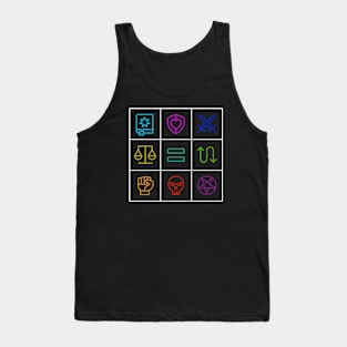 Alignment - Dungeons & Dragons Line Art Series Tank Top